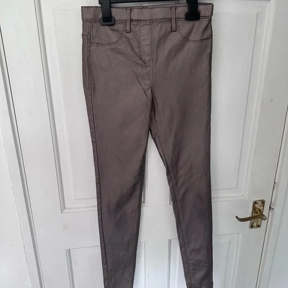 NEXT size 11-12 years Wax coated Trousers Leggins BNWOT - Picture 3 of 8